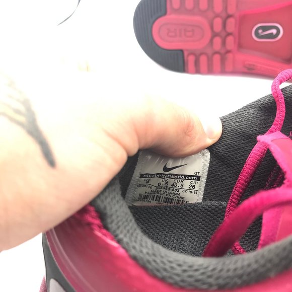 Nike Air Max Plus Women's Fuchsia Running Shoes 9 - Picture 7 of 7